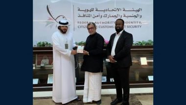 Actor Nasser Gets UAE’s Prestigious Golden Visa