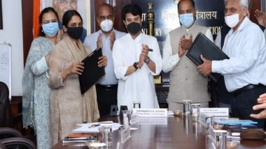 Business News | AAI Signs JV Deal with HP Govt for Development of Greenfield Airport