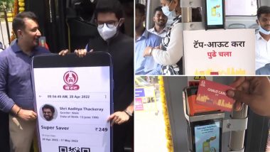 Mumbai: BEST Goes Digital With 'Tap In, Tap Out' Facility; Aaditya Thackeray Says 'India's 1st Bus Service To Go Completely Digital'