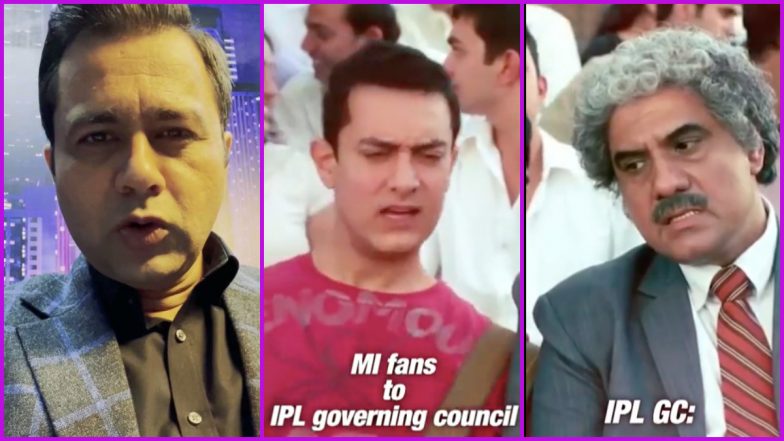 IPL 2022: Aakash Chopra Teases Mumbai Indians Fans With 3 Idiots Video Meme