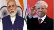 World News | PM Modi Discusses Ukraine, South China Sea with Top Vietnamese Leader