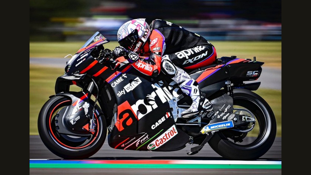 Argentina GP 2022 Aprilia Racings Aleix Espargaro Powers to Pole in MotoGP LatestLY