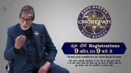 Kaun Banega Crorepati 14 Registrations Open On April 9: Here&rsquo;s How You Can Register For Amitabh Bachchan&rsquo;s Sony TV Quiz Show!