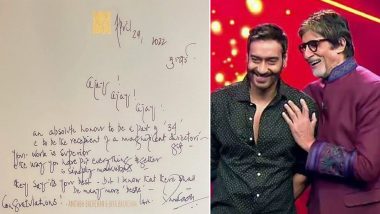 Runway 34: Director-Actor Ajay Devgn Is Overwhelmed With Handwritten Love From Amitabh Bachchan!
