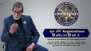 Kaun Banega Crorepati 14: Amitabh Bachchan&rsquo;s Popular Quiz Show Returns, Registrations Open From April 9 (Watch Promo Video)