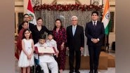 Business News | Ardeshir BK Dubash Receives the Order of Merit in the Diplomatic Service of Peru Jose Gregorio Paz Soldan from Government of Peru