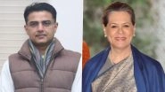 Congress Leader Sachin Pilot Meets Party Chief Sonia Gandhi In Delhi Amid Ongoing Deliberations on Future Strategy