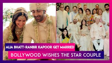 Alia Bhatt-Ranbir Kapoor Get Married: Bollywood Wishes The Star Couple