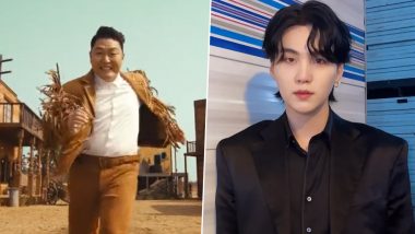 Suga x PSY! BTS' Min Yoongi Collaborates With 'Gangnam Style' Star For Upcoming Title Track ‘That That'; Watch Teaser