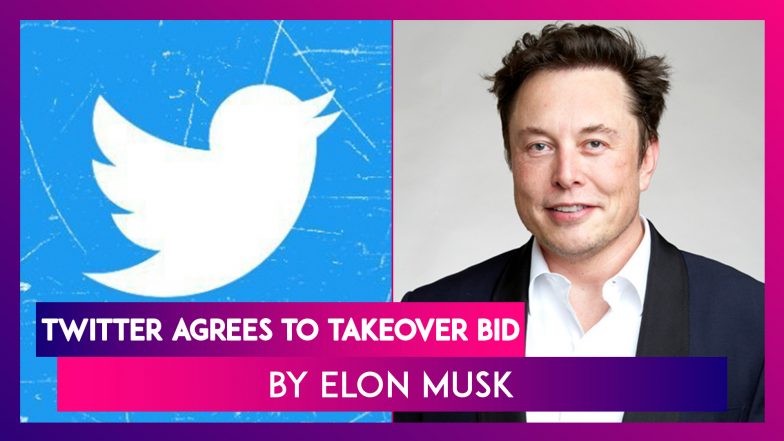 Twitter Agrees To Takeover Bid By Elon Musk | 📹 Watch Videos From LatestLY