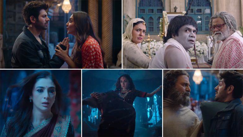 Bhool Bhulaiyaa 2 Trailer: Kartik Aaryan, Kiara Advani, Tabu’s Film Is A Horror Tale Filled With Humour (Watch Video)