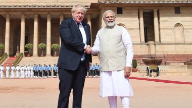 Boris Johnson in India: 'An Auspicious Moment in Friendship With India', Says UK PM After Meeting PM Narendra Modi