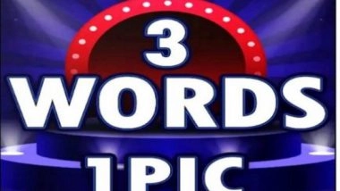 Business News | India's Own Word Game #3Words1Pic is Trending on Social Media, Is It India's Answer to the Wordle?