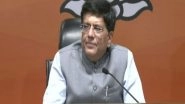 India News | BJP Govt Does Not Calculate Electoral Benefits Before Public Welfare: Piyush Goyal