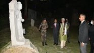 India News | J-K LG Manoj Sinha Visits Rejuvenated 8th-century Heritage Site 'Chinar Darohar' in Srinagar