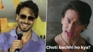 Tiger Shroff Recreates Viral &lsquo;Choti Bacchi Ho Kya&rsquo; Dialogue After Funny Memes and Reels on Movie Line Take Over the Internet