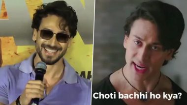 Tiger Shroff Recreates Viral ‘Choti Bacchi Ho Kya’ Dialogue After Funny Memes and Reels on Movie Line Take Over the Internet
