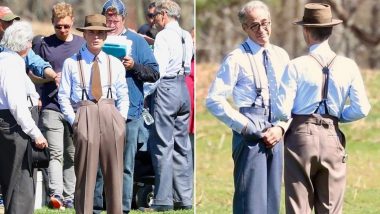 Oppenheimer: Robert Downey Jr and Cillian Murphy's Pictures From the Sets of Christopher Nolan’s Film Surface Online