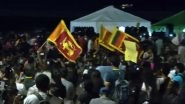 Sri Lanka Economic Crisis: Protestors in Colombo Raise Slogans Against President Gotabaya Rajapaksa, PM Mahinda Rajapaksa (Watch Video)
