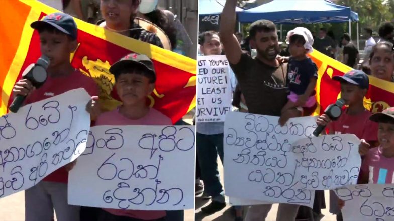 Sri Lanka Economic Crisis: 'This Is Our Struggle Against Corrupt Politicians', Say Protestors in Colombo (See Pics)