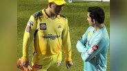 Sports News | IPL 2022: LSG Mentor Gautam Gambhir Catches Up with 'skipper' MS Dhoni After Win over CSK
