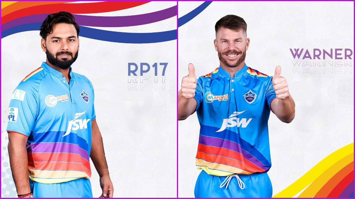 Why were Delhi Capitals players wearing a different 'rainbow' jersey in the  game vs KKR in IPL 2022 match 41? - Quora