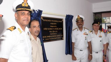 India News | Longest-serving Staff Inaugurates Apprentice Training School at Naval Aircraft Yard, Goa