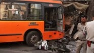 Delhi: 6 Severely Injured After DTC Bus Rams Into Shops in Jangpura
