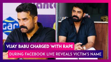Vijay Babu, Malayalam Actor-Producer Charged With Rape, Reveals Victim's Name During Facebook Live
