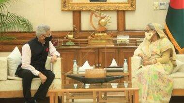 EAM S Jaishankar Hands Over PM Narendra Modi's Invitation to Bangladesh PM Sheikh Hasina to Visit India