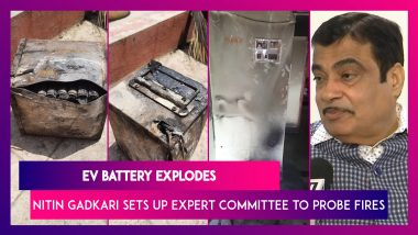 EV Battery Explodes On Day Nitin Gadkari Announces Setting Up Of Expert Committee To Look Into Electric Scooter Fires