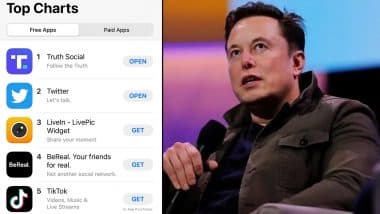 Elon Musk Shares Apple Store Ranking As Donald Trump's 'Truth Social' Overtakes Twitter, TikTok As Number 1 App