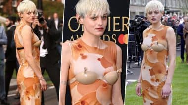 Emma Corrin Wears Eye-Popping Balloon Bra and Balloon Heels To Olivier Awards 2022 Red Carpet; Watch Viral Videos & Photos