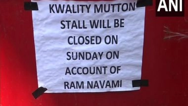 India News | Bengaluru Civic Body Bans Sale of Meat on Ram Navami