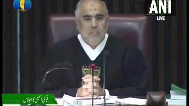 World News | Pakistan National Assembly Speaker, Dy Speaker Resign Ahead of No-confidence Vote