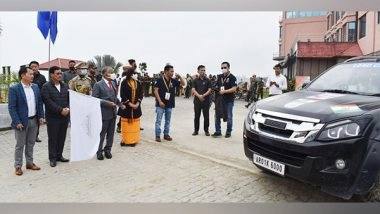 India News | Arunachal Governor Flags off Car Rally to Promote Tourism in North-East States