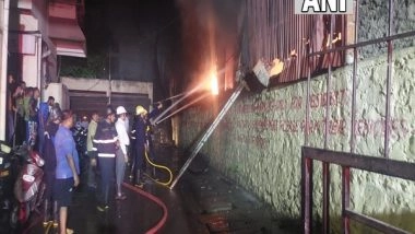 India News | Four People Injured After Fire Breaks out in Pune's Godown