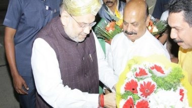 India News | Amit Shah Arrives in Karnataka for Two-day Visit