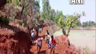 India News | No Proper Roads in Chhattisgarh's Surguja, Residents Start Constructing Road
