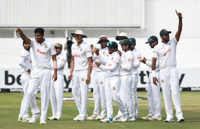 SA vs BAN 1st Test Day 2: South Africa Bowled Out for 367, Khaled Ahmed Takes Four Wickets