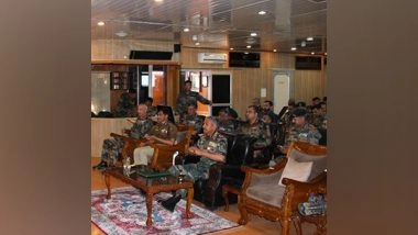 India News | Indian Army, Police Hold Joint Security Conference in J-K's Awantipora
