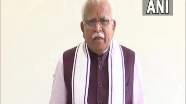 India News | Give Haryana Water, 400 Hindi-speaking Villages First: CM Khattar to Punjab Government