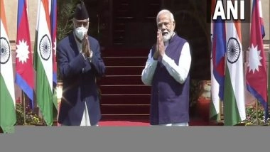 World News | India-Nepal Launch Multiple Projects, Sign Four Agreements During Modi-Deuba Meeting