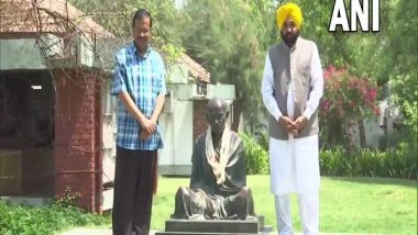 India News | AAP Gears Up for Gujarat Polls; Kejriwal, Bhagwant Mann Visit Sabarmati Ashram in Ahmedabad