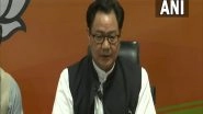 India News | Northeast Has Become Mainstream of India, Says Kiren Rijiju