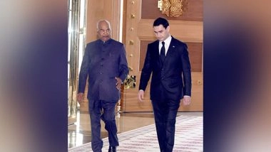 World News | Constructive Talks Held in the Environment of Openness, Mutual Understanding: Turkmenistan President After Meeting President Kovind