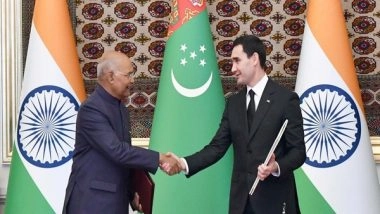 World News | Four MoUs Signed Between India-Turkmenistan