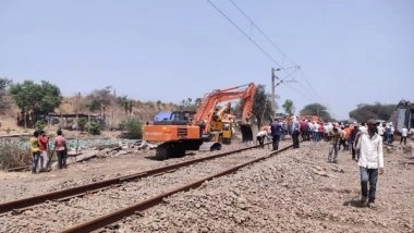 India News | Nashik Train Accident: Central Railway Underway the Restoration Work of Lahavit-Devlali Track
