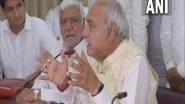 India News | Bhupinder Singh Hooda Terms Punjab's Resolution on Chandigarh 'political Rhetoric', Says It 'belongs to Haryana'