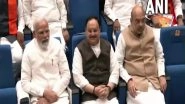 India News | Delhi: BJP Parliamentary Party Meeting Commences at Ambedkar International Centre